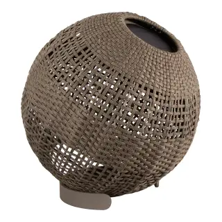 Produktfoto för Cane-Line, Illusion lampa rund Taupe, Soft Rope