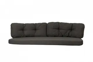 Produktfoto för Cane-Line, Ocean dynset Dark grey till 3-sits soffa