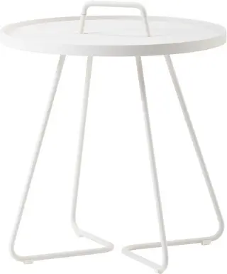 Produktfoto för Cane-Line, On-The-Move Sidobord 52 cm vitt