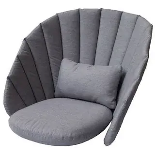Produktfoto för Cane-Line, Peacock Loungefåtölj Dynset Grey