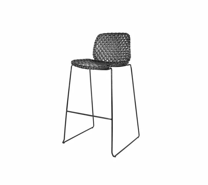 Alternativ bild 0 för Cane-Line, Vibe Barstol Black/Graphite Weave