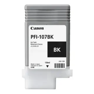Produktfoto för Canon Bläckbehållare, PFI-107 BK, 6705B001, svart, singelförpackning