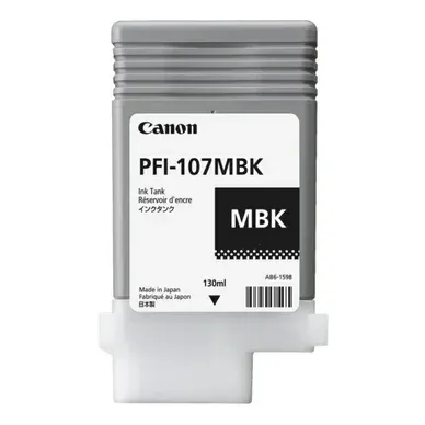Alternativ bild 0 för Canon Bläckbehållare, PFI-107 MBK, 6704B001, matt svart, singelförpackning