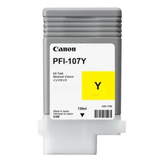 Produktfoto för Canon Bläckbehållare, PFI-107 Y, 6708B001, gul, singelförpackning
