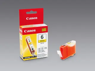 Produktfoto för Canon Bläckpatron, BCI-6 Y, 4708A002, gul, singelförpackning