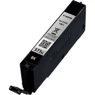 Produktfoto för Canon Bläckpatron CLI-571BK (0331C001), svart, singelpack, standardkapacitet