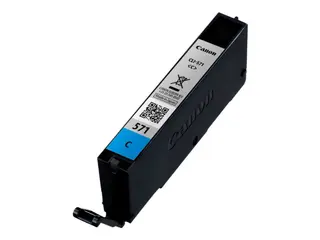 Produktfoto för Canon Bläckpatron CLI-571C (0386C001), cyan, singelpack, standardkapacitet
