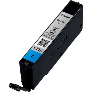 Produktfoto för Canon Bläckpatron CLI-571C XL (0332C001), cyan, singelpack, hög kapacitet