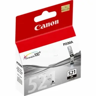 Produktfoto för Canon Bläckpatron PIXMA CLI-521 BK, 2933B001, ChromaLife100+-bläck, fotosvart, singelförpackning