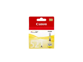 Produktfoto för Canon Bläckpatron PIXMA CLI-521 Y, 2936B001, ChromaLife100+-bläck, gul, singelförpackning