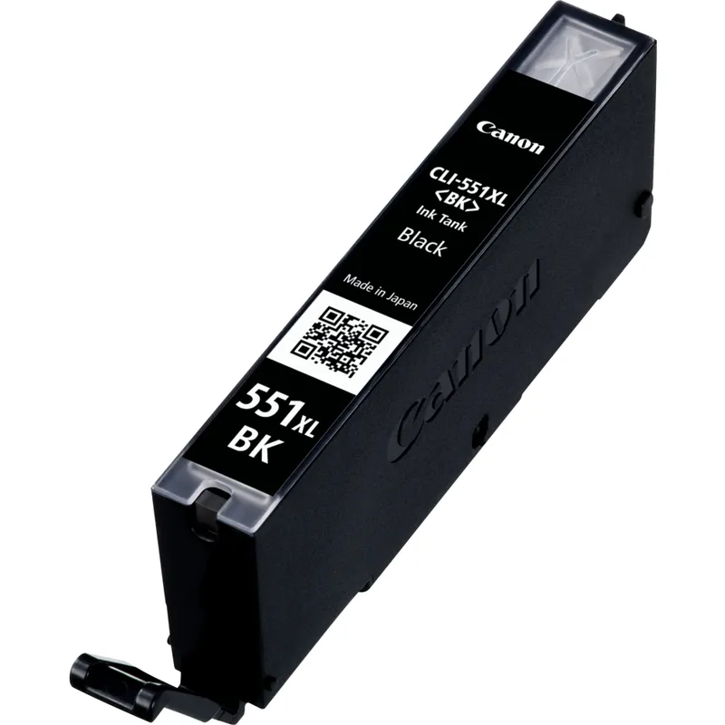 Alternativ bild 0 för Canon Bläckpatron, PIXMA CLI-551XL BK, 6443B001, ChromaLife100+, svart, singelförpackning, hög kapacitet