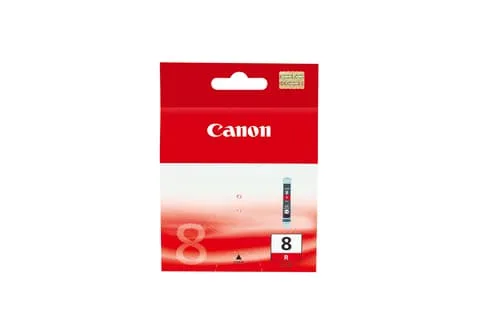 Alternativ bild 0 för Canon Bläckpatron, PIXMA CLI-8 R, 0626B001, ChromaLife100, röd, singelförpackning