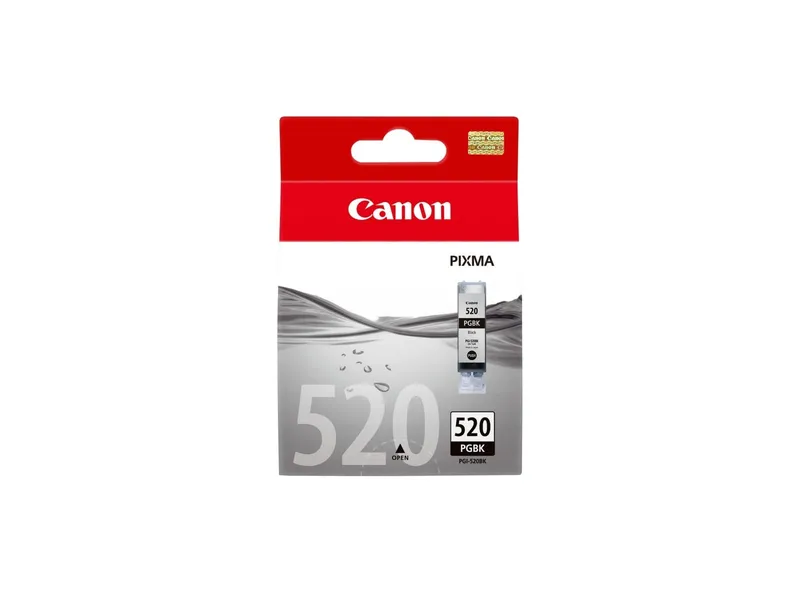 Alternativ bild 0 för Canon Bläckpatron PIXMA PGI-520 BK, 2932B001, ChromaLife100+-bläck, svart, singelförpackning