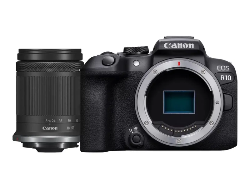 Alternativ bild 0 för Canon EOS R10 - Digitalkamera - spegellöst - 24.2 MP - APS-C - 4 K / 60 fps - 8.3x optisk zoom RF-S 18-150 mm F3,5-6,3 IS STM objektiv - Wi-Fi, Bluetooth - svart