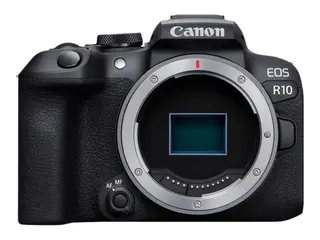 Produktfoto för Canon EOS R10 - Digitalkamera - spegellöst - 24.2 MP - APS-C - 4 K / 60 fps - endast stomme - Wi-Fi, Bluetooth - svart