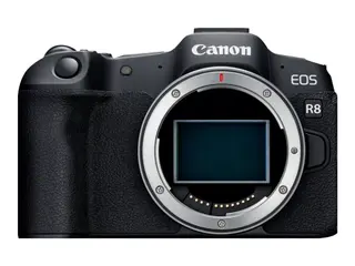 Produktfoto för Canon EOS R8 - Digitalkamera - spegellöst - 24.2 MP - Fullständig ram - 4 K / 60 fps - endast stomme - Wi-Fi, Bluetooth - svart