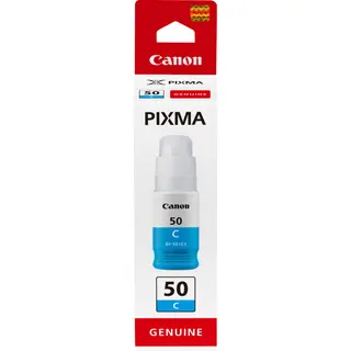 Produktfoto för Canon GI 50 C - Cyan - original - bläckrefill - för PIXMA G5050, G6050, G7050, GM2050, GM4050
