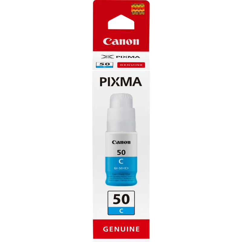 Alternativ bild 0 för Canon GI 50 C - Cyan - original - bläckrefill - för PIXMA G5050, G6050, G7050, GM2050, GM4050