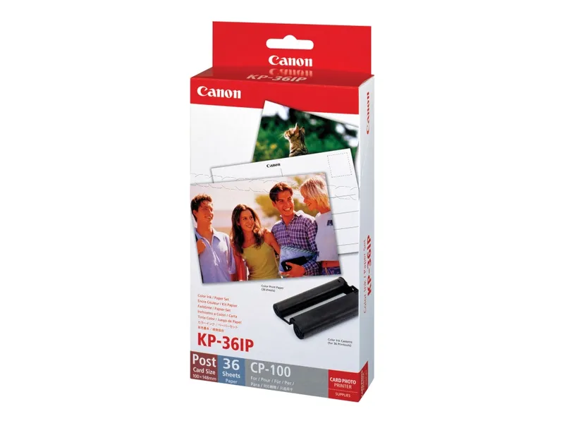 Alternativ bild 0 för Canon KP-36IP - bläckpatron/papperssats