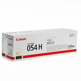 Produktfoto för Canon Originaltonerkassett, 054H, gul, hög kapacitet, 3025C002