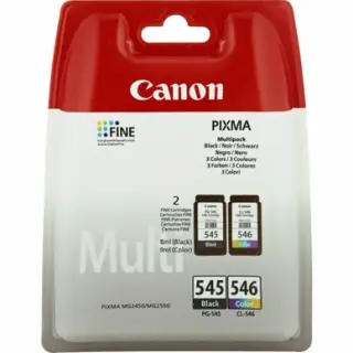 Produktfoto för Canon PG-545 CL 546 Bläckpatron Multipack BK + CMY