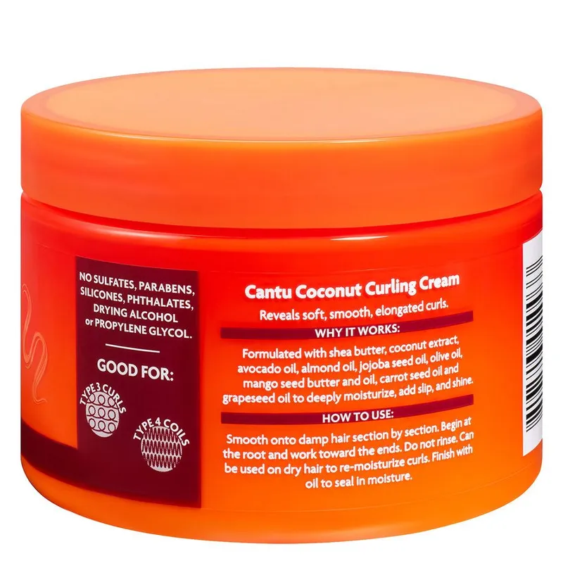 Bild 2 för Cantu Shea Butter Natural Hair Coconut Curling Cream