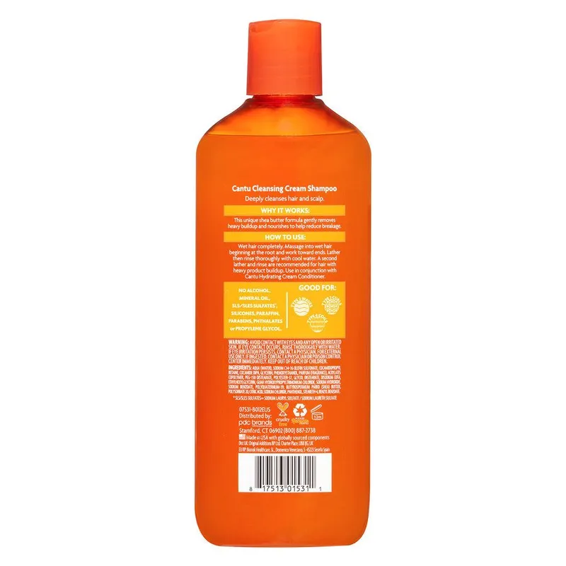 Bild 2 för Cantu Shea Butter Sulfate-free Cleansing Cream Shampoo
