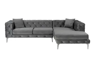 Produktfoto för Canunda 3-sits Soffa med Divan Höger - Antracit
