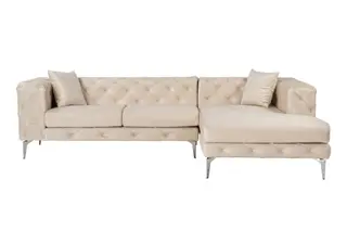 Produktfoto för Canunda 3-sits Soffa med Divan Höger - Beige