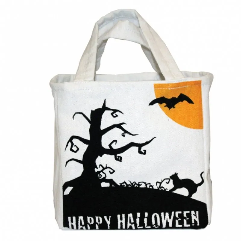 Alternativ bild 0 för Canvasväska trick or treat