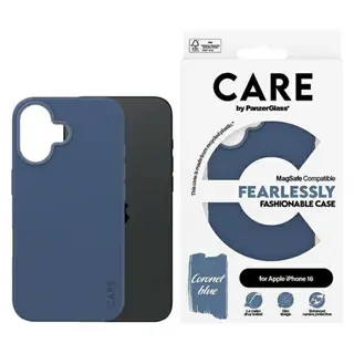 Produktfoto för CARE by PanzerGlass Case Fashion Blue MagSafe iPhone 16
