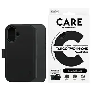 Produktfoto för CARE by PanzerGlass Case Feature Tango Two-in-One Wallet Case iPhone 16