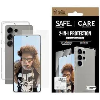 Produktfoto för CARE by PanzerGlass Fashion 2-in-1 Bundle Samsung Galaxy S25 Ultra