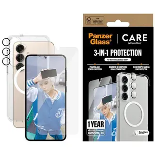 Produktfoto för CARE by PanzerGlass Flagship 3-in-1 Bundle Samsung Galaxy S25+