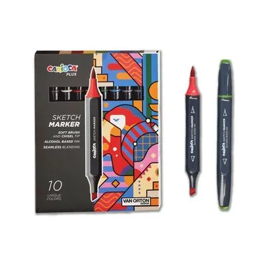 Alternativ bild 0 för Carioca Plus Sketchpennor 10-pack
