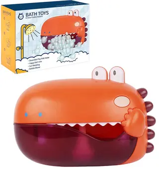 Produktfoto för Carlobaby baddinosaurie med bubblor och musik