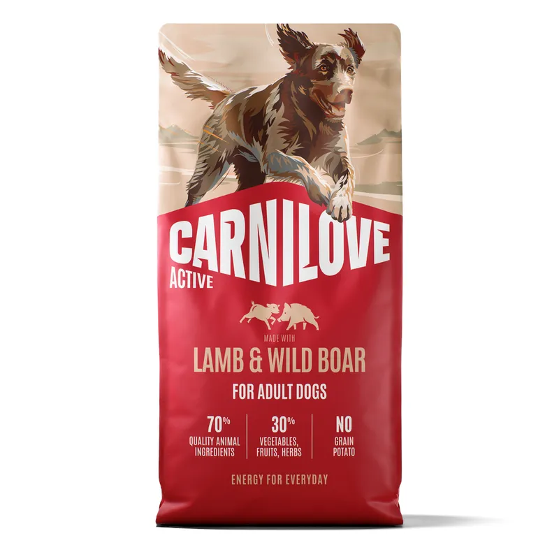 Alternativ bild 0 för Carnilove Active Dog Adult All Breeds Lamb & Wild Boar torrfoder för hund 12 kg