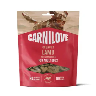 Produktfoto för Carnilove Dog Crunchy Snack Lamb & Cranberries hundgodis 200 g