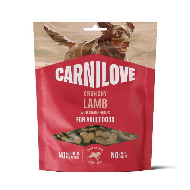 Bild 1 för Carnilove Dog Crunchy Snack Lamb & Cranberries hundgodis 200 g