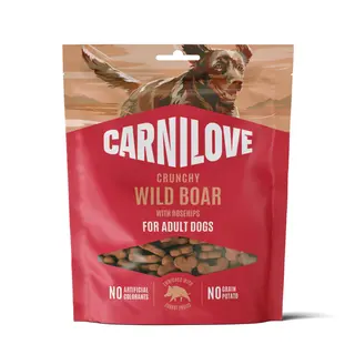 Produktfoto för Carnilove Dog Crunchy Snack Wild Boar & Rosehips hundgodis 200 g