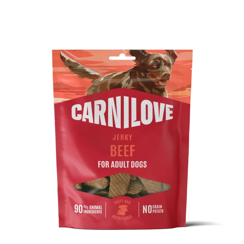 Bild 1 för Carnilove Dog Jerky Beef fillet hundgodis 100 g