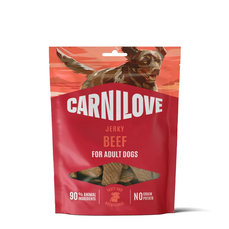 Bild 2 för Carnilove Dog Jerky Beef fillet hundgodis 100 g