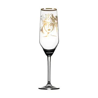 Produktfoto för Carolina Gynning - Champagneglas Slice of Life Gold 30 cl
