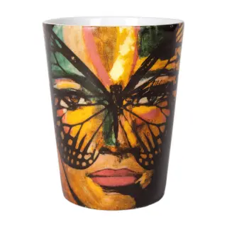 Produktfoto för Carolina Gynning - Mugg Golden Butterfly 35 cl Golden