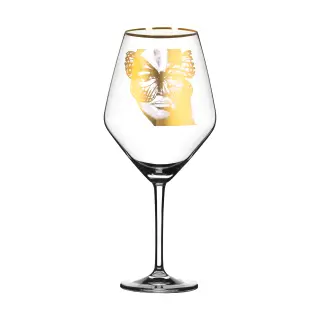 Produktfoto för Carolina Gynning - Rödvinsglas Golden Butterfly 75 cl Guld