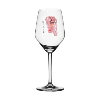 Produktfoto för Carolina Gynning - Rosé-/Vitvinsglas Moonlight Queen 40 cl Rosa