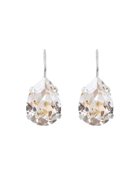 Bild 2 för Caroline Svedbom - Mini Drop Clasp Earring Rhodium Crystal