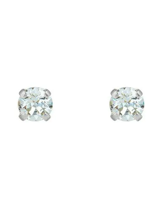 Bild 1 för Caroline Svedbom - Mini Stud Earrings Rhodium Light Azore