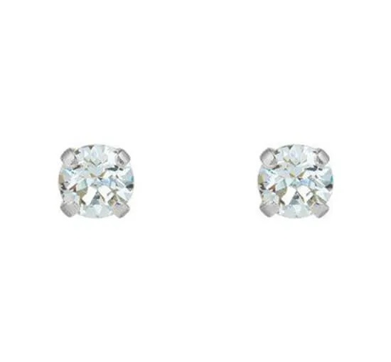 Bild 2 för Caroline Svedbom - Mini Stud Earrings Rhodium Light Azore