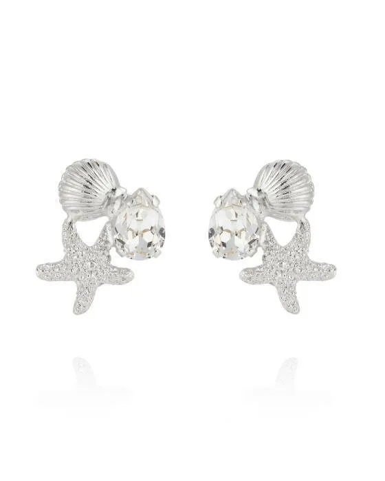 Bild 1 för Caroline Svedbom - Seascape Earrings Rhodium Crystal